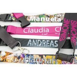 Lanyard personalizat cu nume