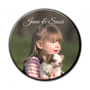 Magnet de frigider personalizat rotund 5cm