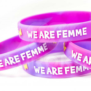 Brățară din silicon embosată