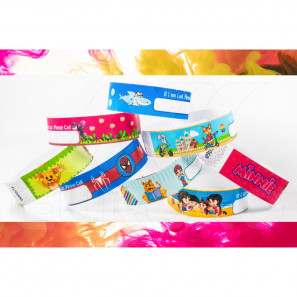 Brățări de siguranță tyvek pentru copii