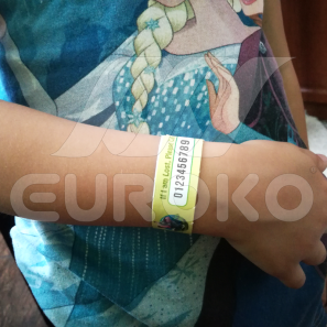 Brățări hârtie TYVEK pentru copii 25mm