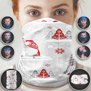 Crăciun 1 model de eșarfă multifuncțională