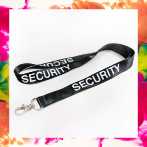 Lanyard cu model SECURITY