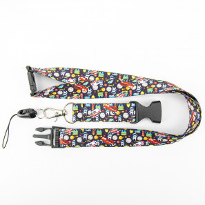 Lanyard negru pentru asistenți medicali