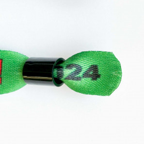 Brățări textile imprimate 15mm cu tăietură oblică