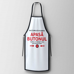 Șorț de bucătărie - APASĂ BUTONUL