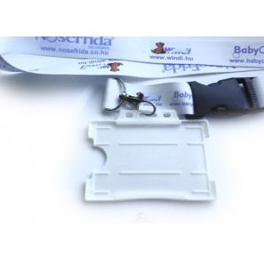 Suport ecuson deschis alb 9x6