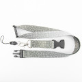 Lanyard gri cu model pentru profesori