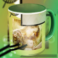 Cană personalizată cu mâner și interior colorat