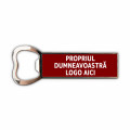 Magnet de frigider din metal cu desfăcător de sticle 9cm x 3.5cm 