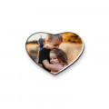 Magnet de frigider personalizat în formă de inimă 5.5 cm x 4 cm