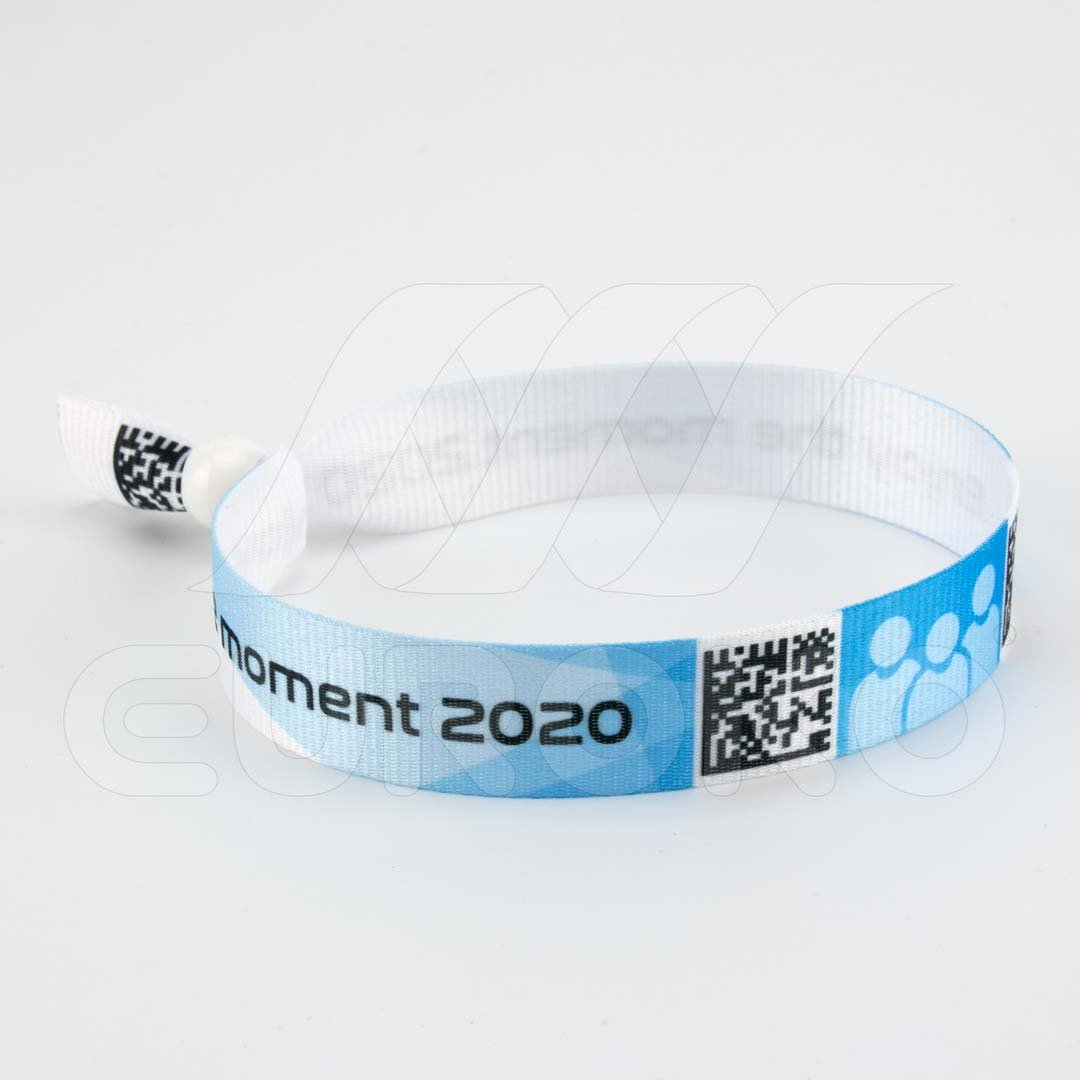 BRĂȚARĂ TEXTILĂ CU QR COD 20MM