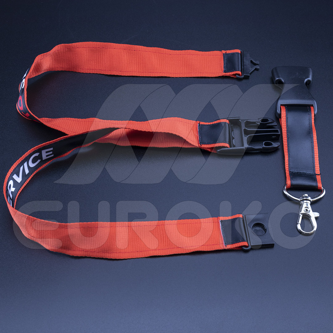 LANYARD PREMIUM CU CATARAMĂ DETAȘABILĂ ȘI ELIBERARE DE SIGURANȚĂ