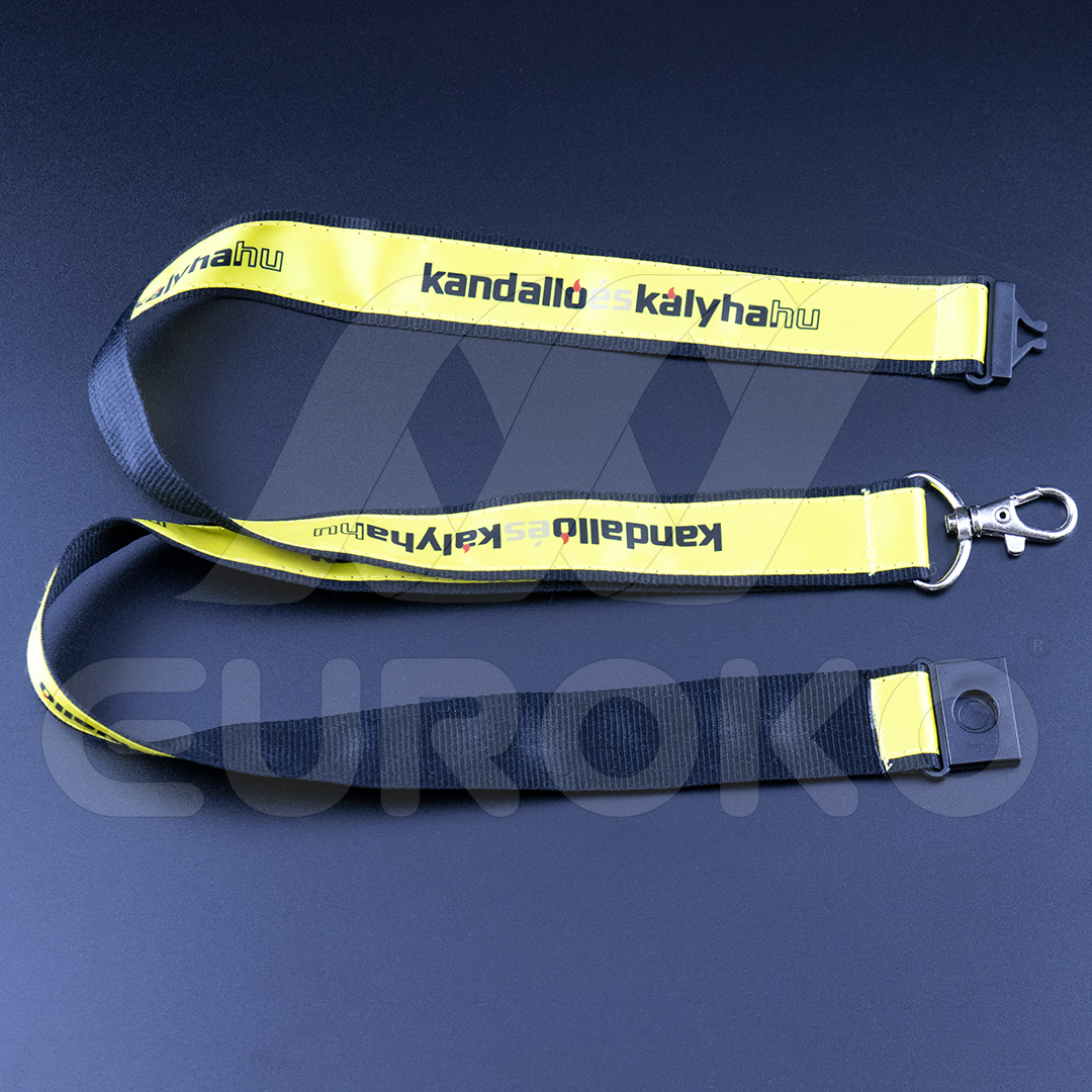 LANYARD PREMIUM CU DISPOZITIV DE ELIBERARE DE SIGURANȚĂ